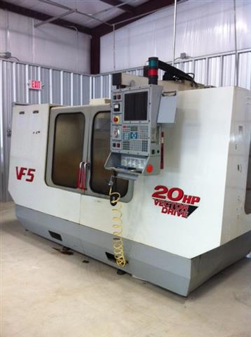 Haas VF5, Machine ID: 6114